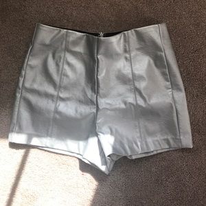 Silver Hot Pants