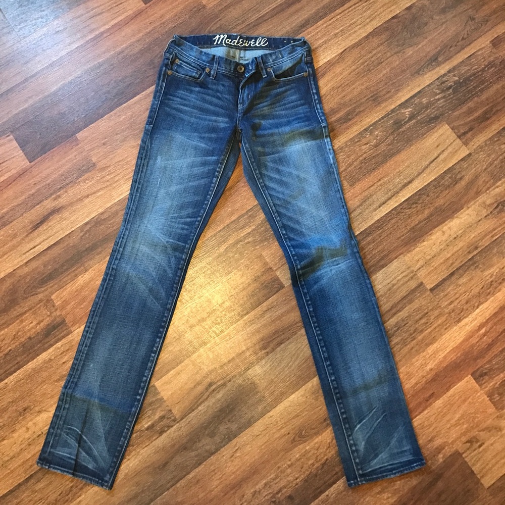 MADEWELL Rail Straight Jeans EUC size 27x34