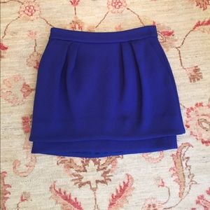 Maje Blue mini skirt Size 34