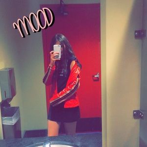 VINTAGE RED LEATHER JACKET