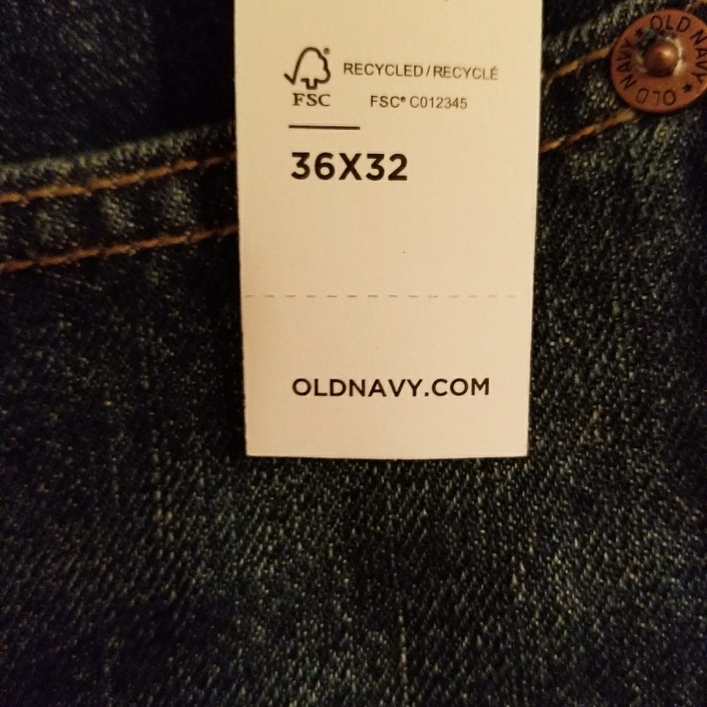 NWT Old Navy 36x32 Standard Jeans