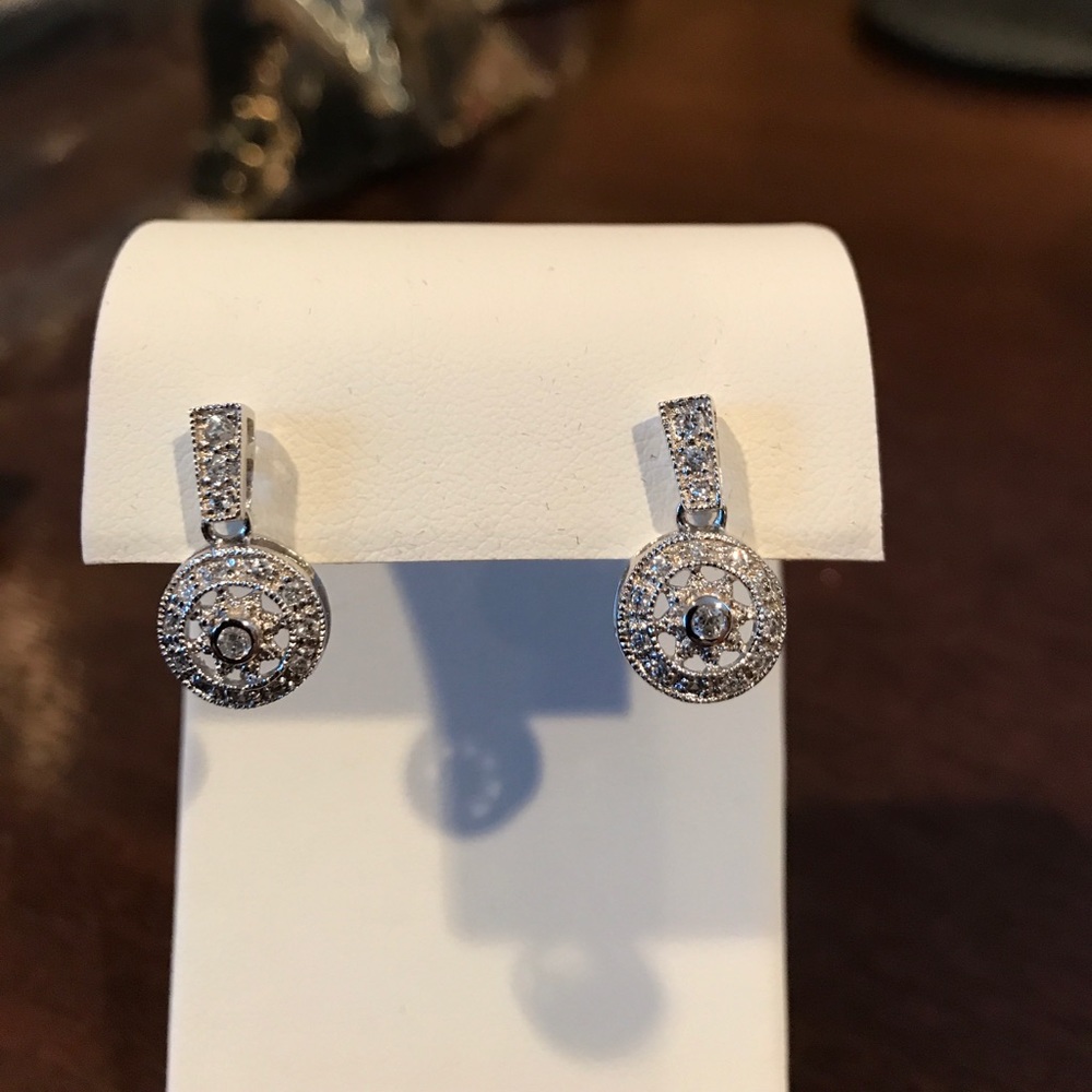 Sparkling CZ earrings