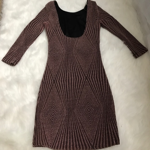 Three quarter sleeve dress scoop back DONATED - Picture 2 of 2