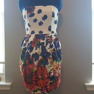 Floral print dress