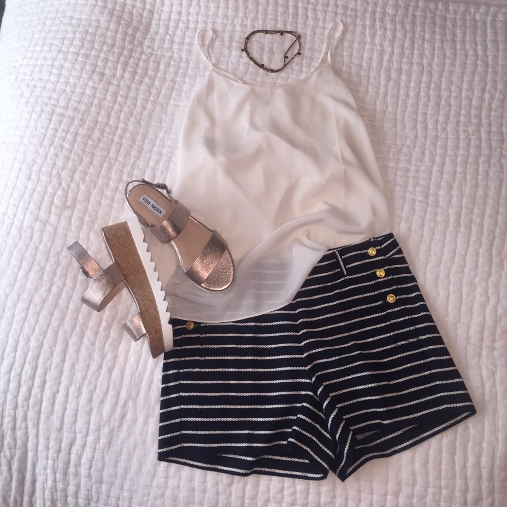 J.Crew sailor shorts.