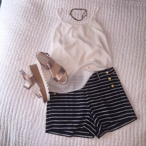 J.Crew sailor shorts.