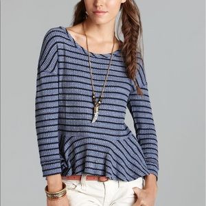 Free People Long Sleeve Peplum