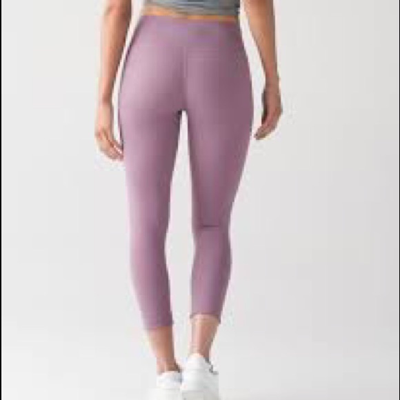 LULULEMON NWT Wunder Under III Size 6: DUSTY MAUVE - Picture 2 of 5