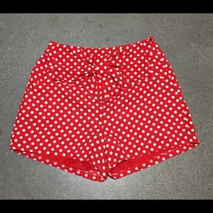 Disney zip shorts.