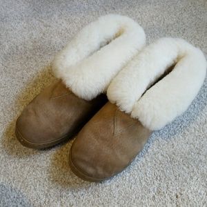 Sheepskin sherpa thick wool slippers 5