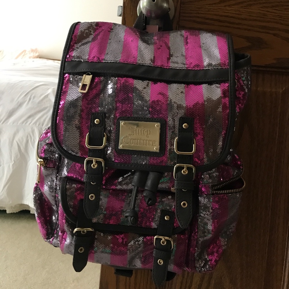 Juicy couture sparkly back pack
