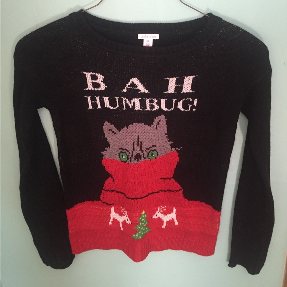 Never Worn Christmas Cat Sweater