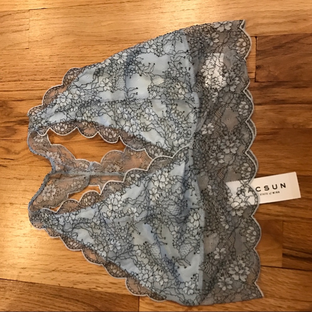 Blue Lace Bralette from Pacsun