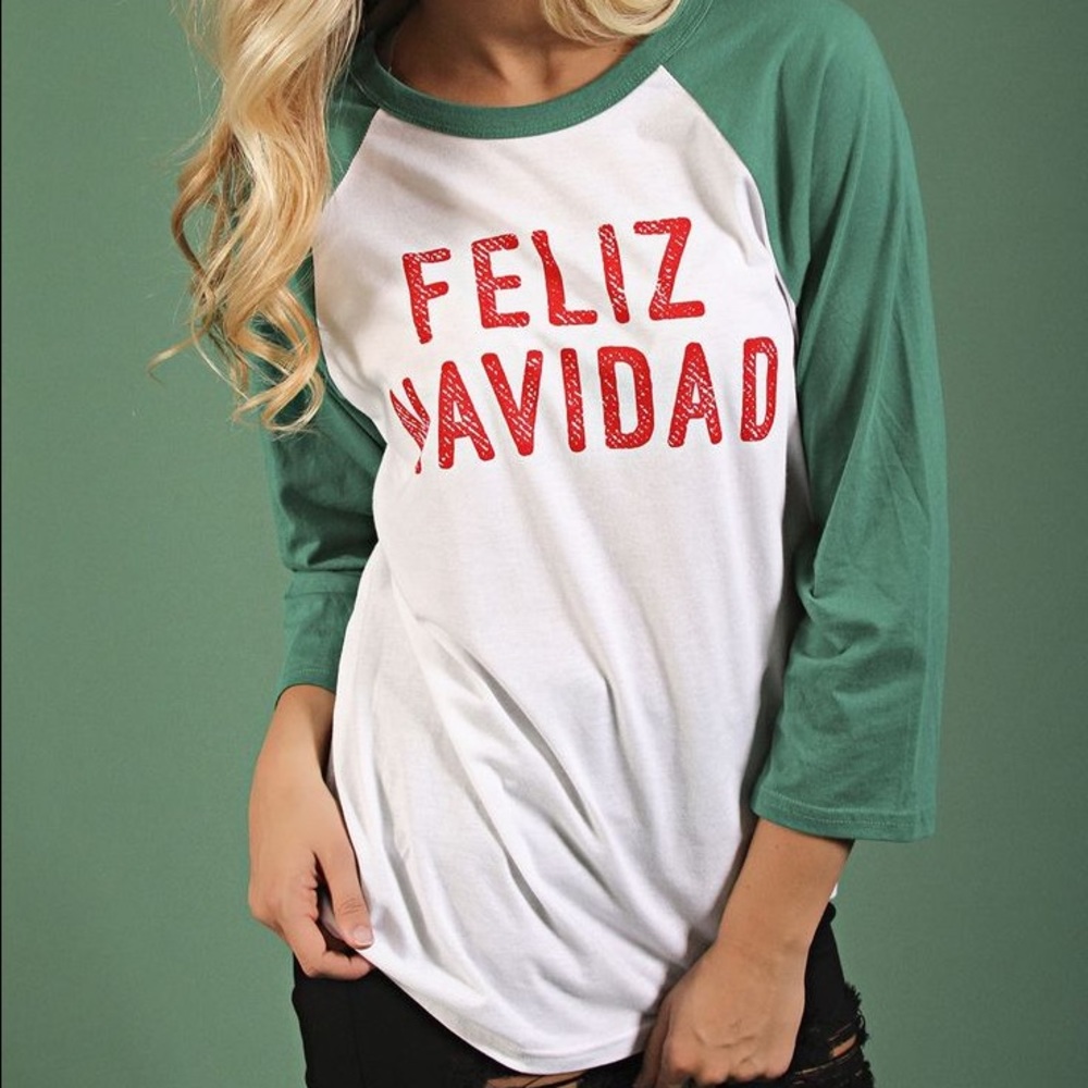 Charlie Southern "Felix Navidad" baseball tee M
