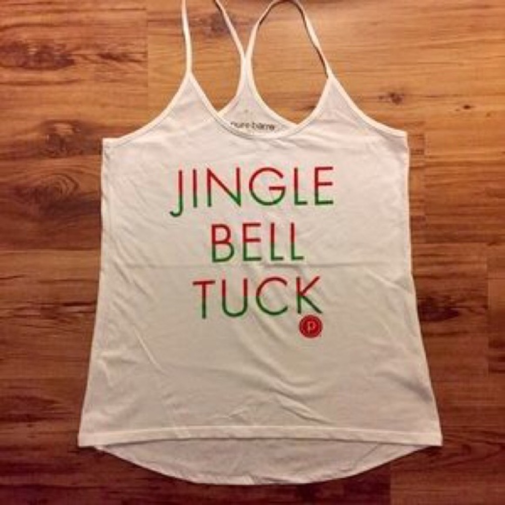 Pure Barre "Jingle Bell Tuck" large, new with tag