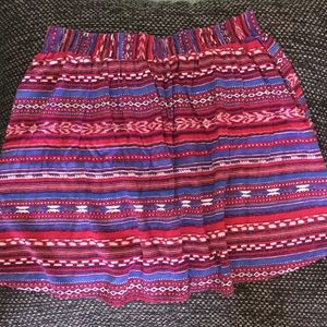 Super cute aztec print skirt