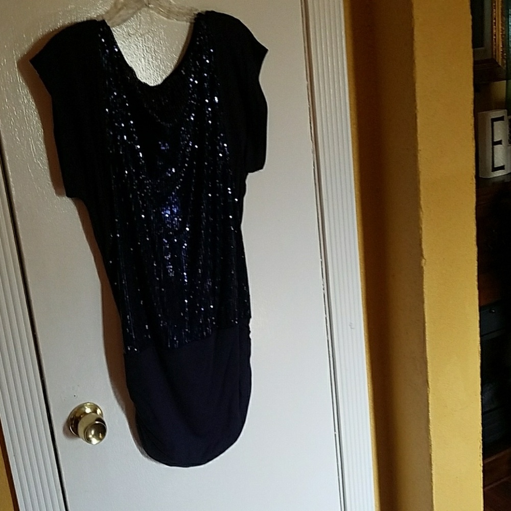 Shiny Blue Blouse