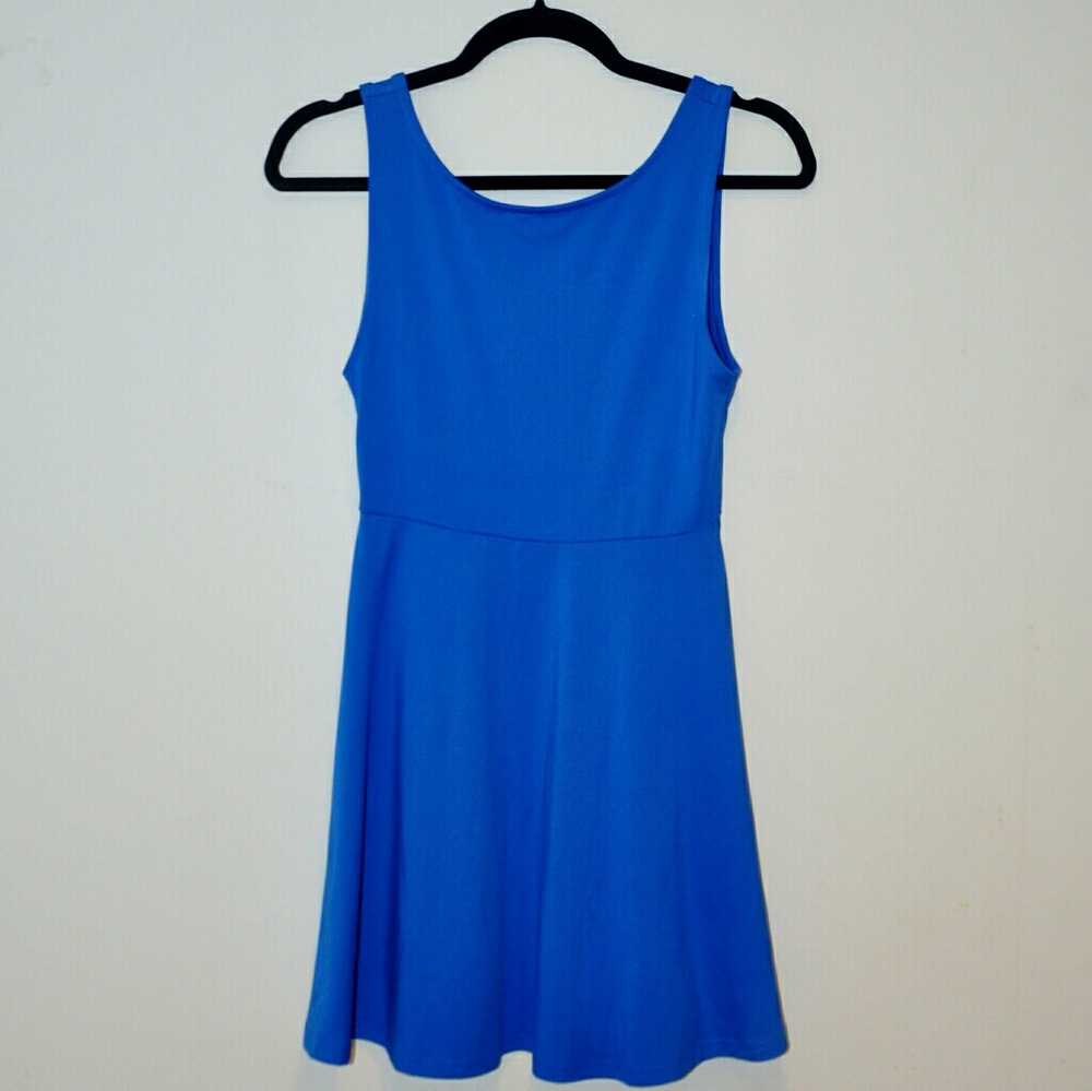 Royal Blue Skater Dress