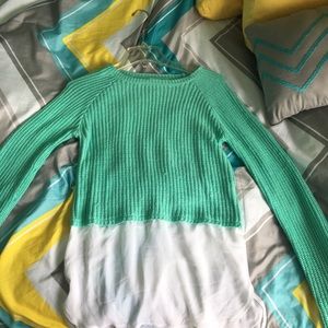 Light blue elegant sweater