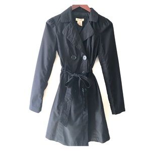Black trench coat