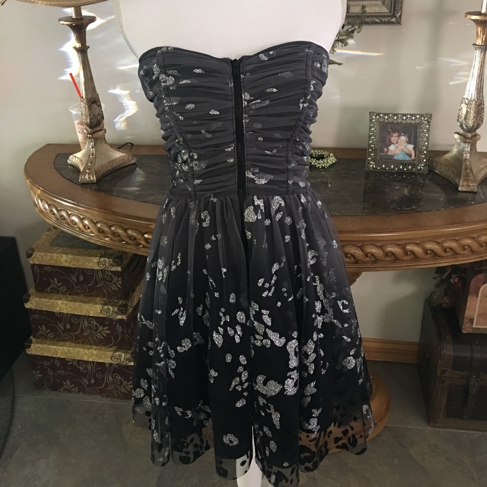 STRAPLESS MINI DRESS - Picture 3 of 7