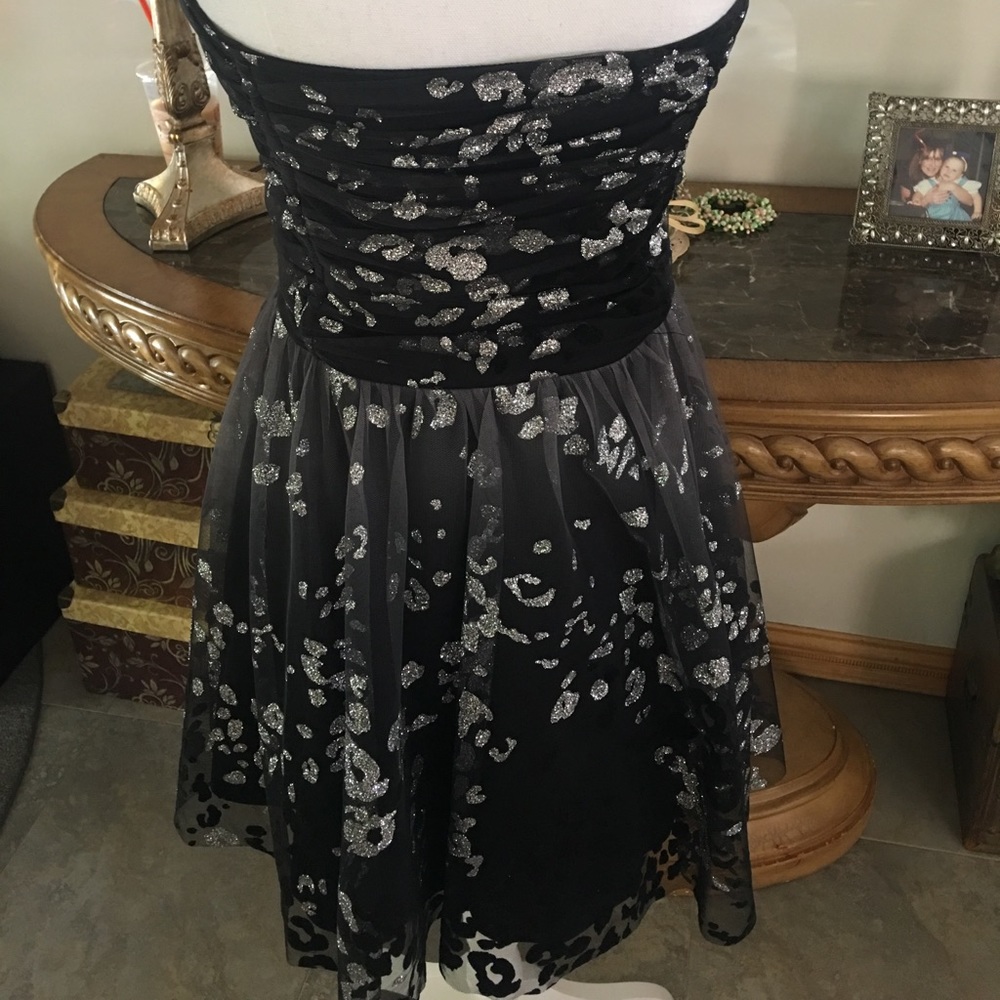 STRAPLESS MINI DRESS - Picture 4 of 7