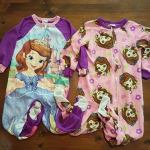 Girls 4T Disney Pjs Bundle