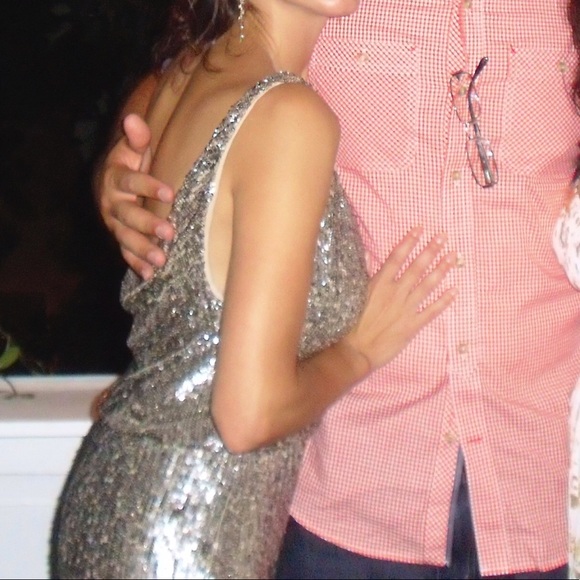 Alice and Olivia gold sequin dress. Size XS - Picture 2 of 3