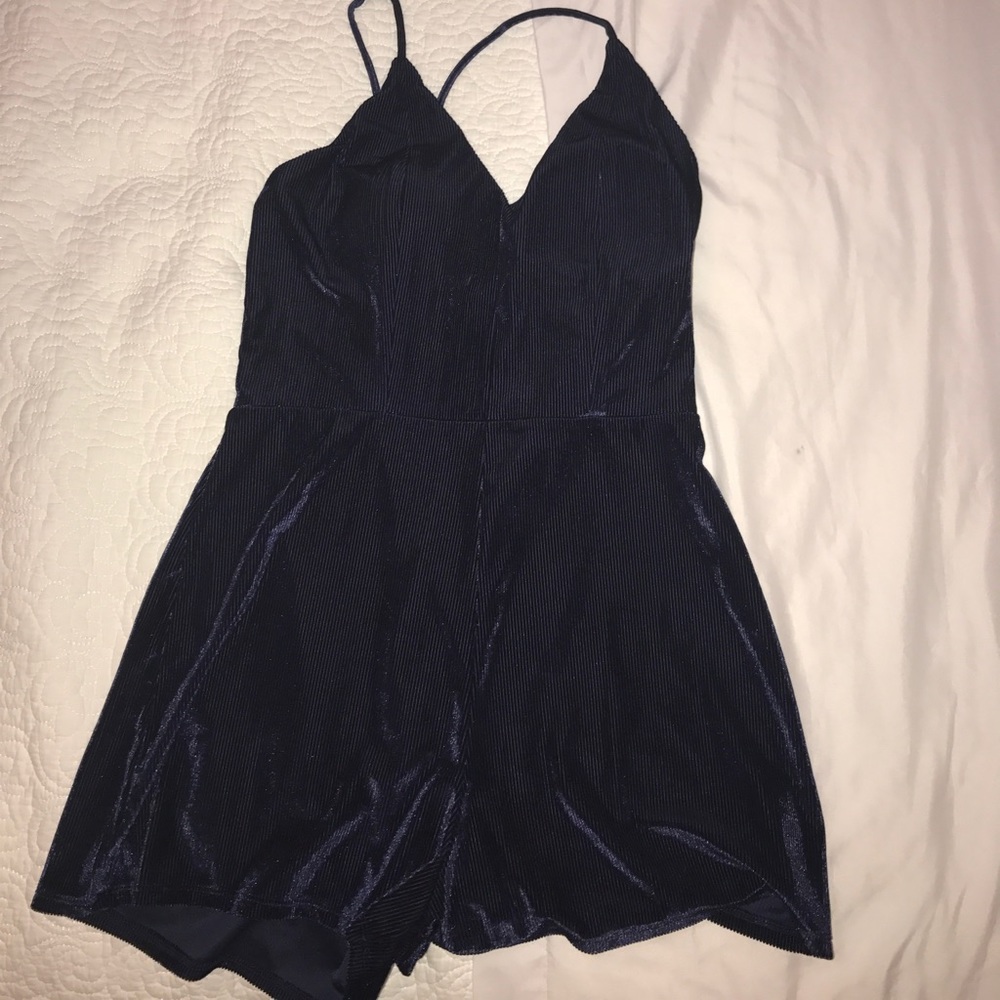 Dark Blue Romper