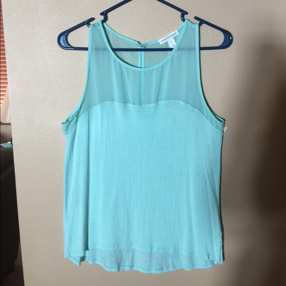 light blue tank top