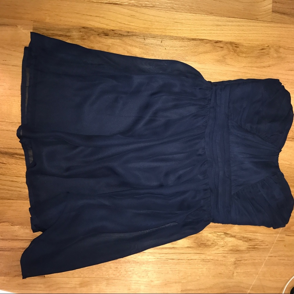 Dark blue Strapless dress