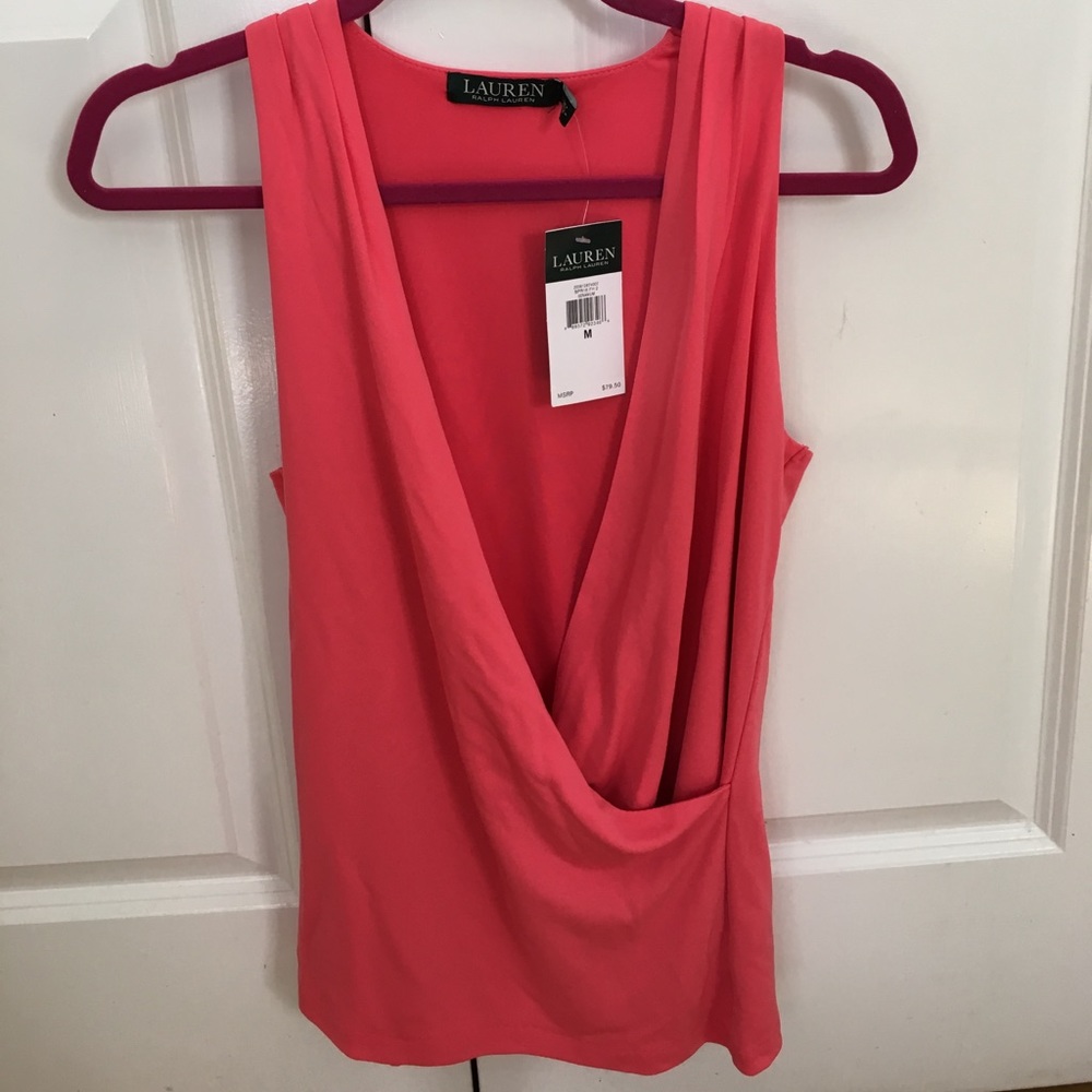 NWT Ralph Lauren wrap top