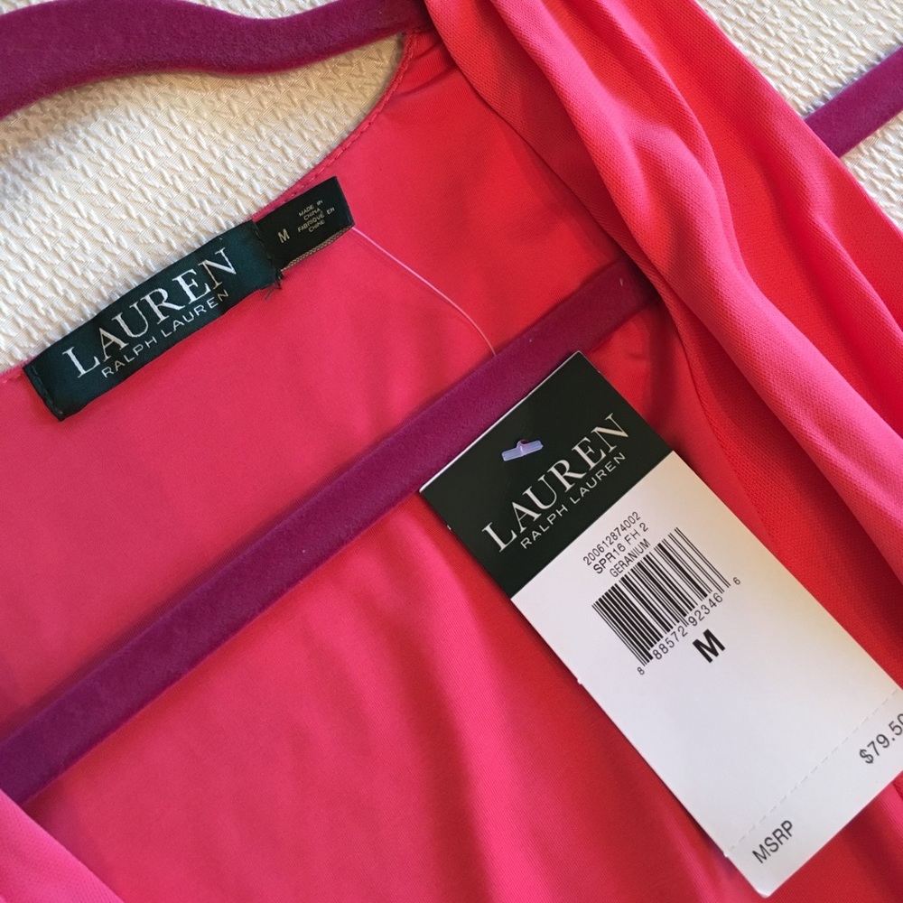 NWT Ralph Lauren wrap top - Picture 2 of 3