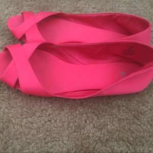 H&M open toe flats