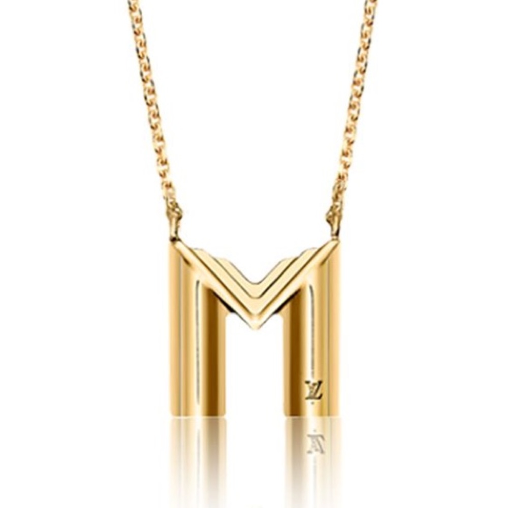 Genuine Louis Vuitton LV & Me Necklace - Letter M