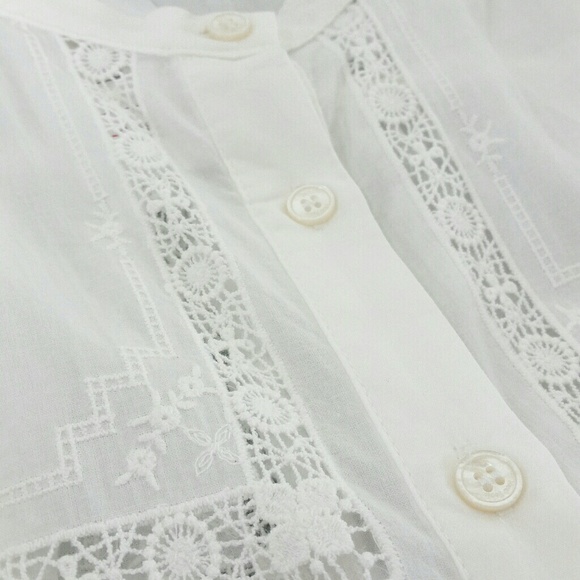 SEA NEW YORK lace & denim shortsuit / romper - Picture 3 of 7