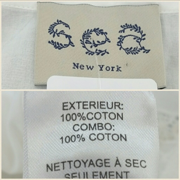 SEA NEW YORK lace & denim shortsuit / romper - Picture 4 of 7