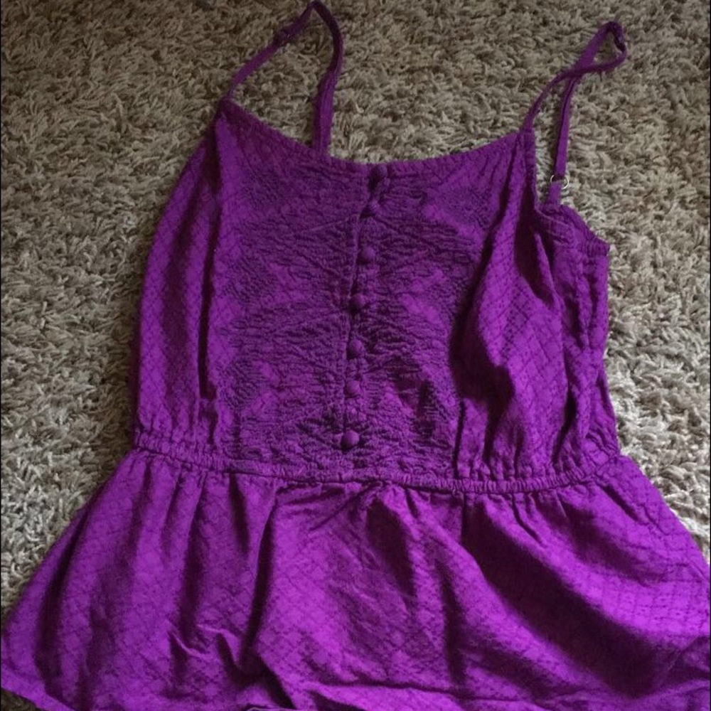 Purple tank