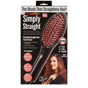Simply straight pro ceramic straightening brush