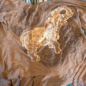 Loose long sleeve top