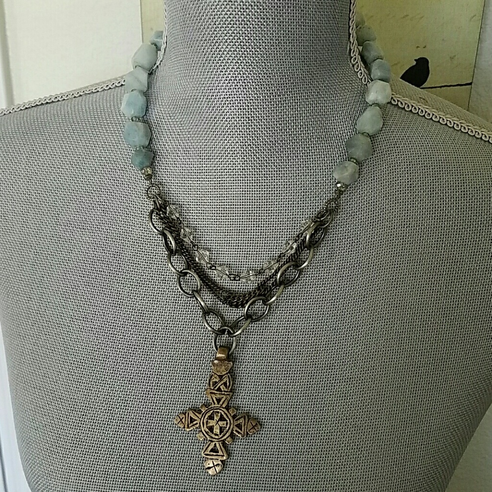 Ice Blue Necklace