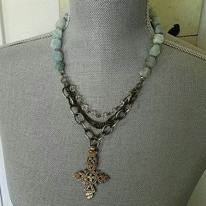 Ice Blue Necklace