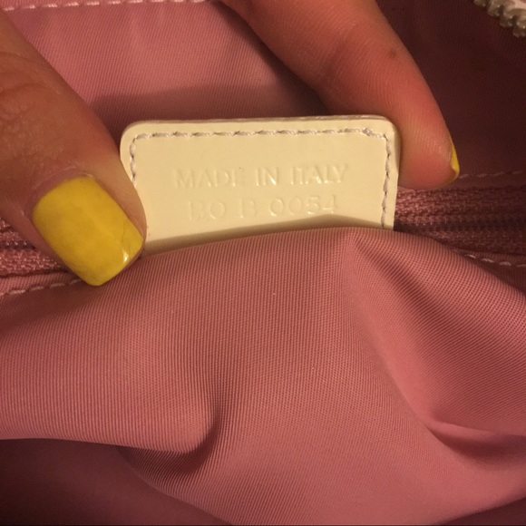 AUTHENTIC CHRISTIAN DIOR PINK BOSTON BAG - Picture 4 of 5