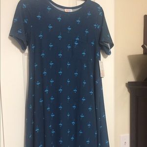 LuLaRoe XS Leggings Material Flamingo Carly