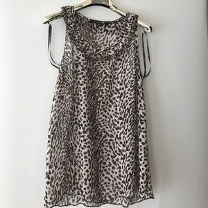 Forever 21 sheer sleeveless top, Sz S