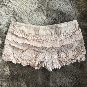 Crochet Lace Shorts