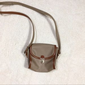 Tan Crossbody Purse with Brown Lining