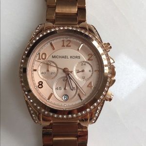 Michel Kors rose gold color watches