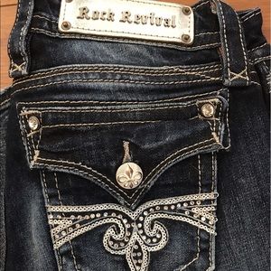 Barely Worn Rock Revival Sora Bootcut Jeans