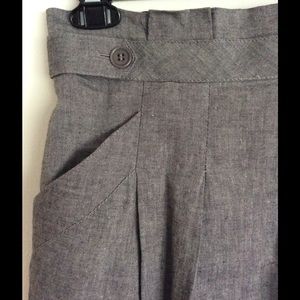 High Waisted, Pockets, elastic waist, side zipper